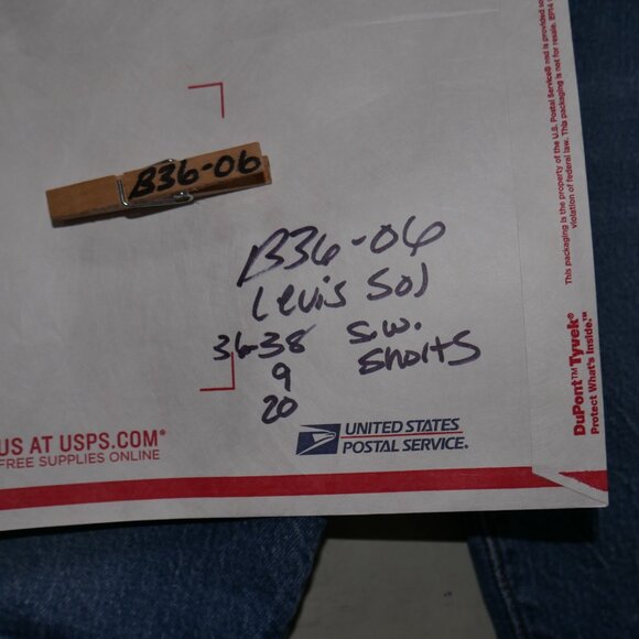 Levi's 501 Men’s Size 36-38 Jean Shorts Stretch Denim Jorts Medium Wash Blue EUC - Picture 9 of 9